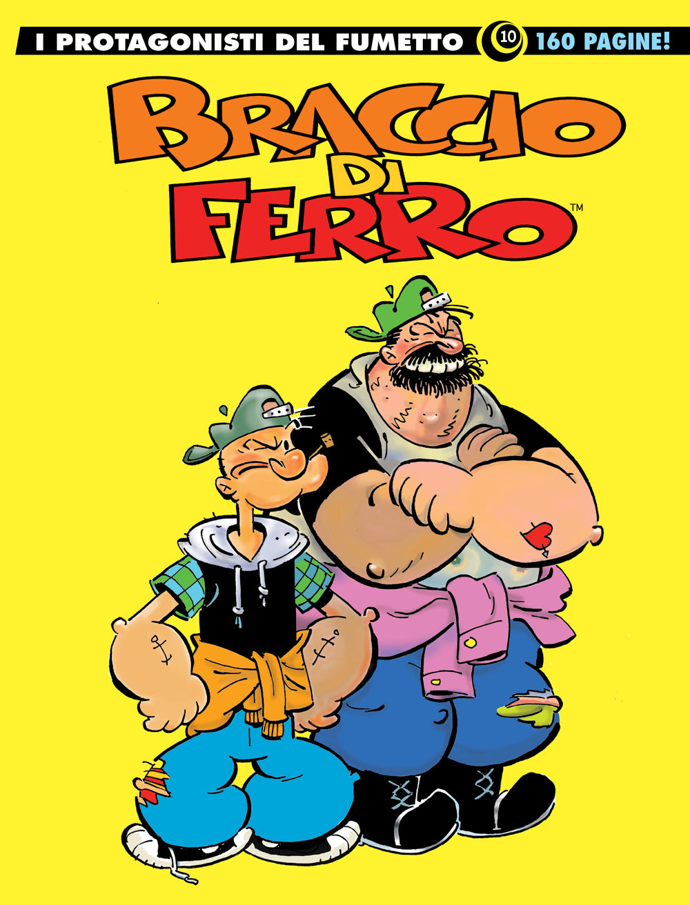 I protagonisti del fumetto: BRACCIO DI FERRO nr. 1, 8, 9, 10