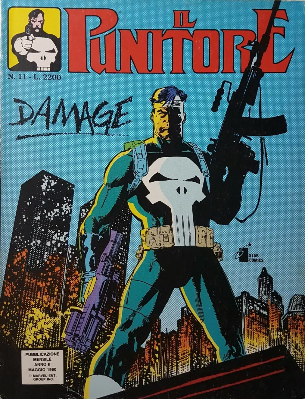 Fumetto: IL PUNITORE nr. 11 Damage