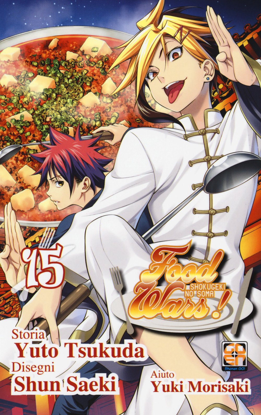 Manga: FOOD WARS! vol. da 2 a 17