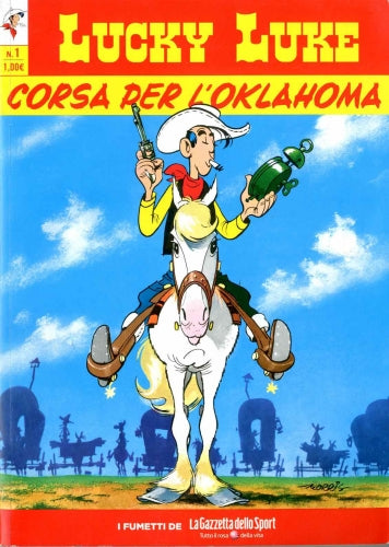 Fumetto LUCKY LUKE nr. 1 Corsa per l'Oklahoma