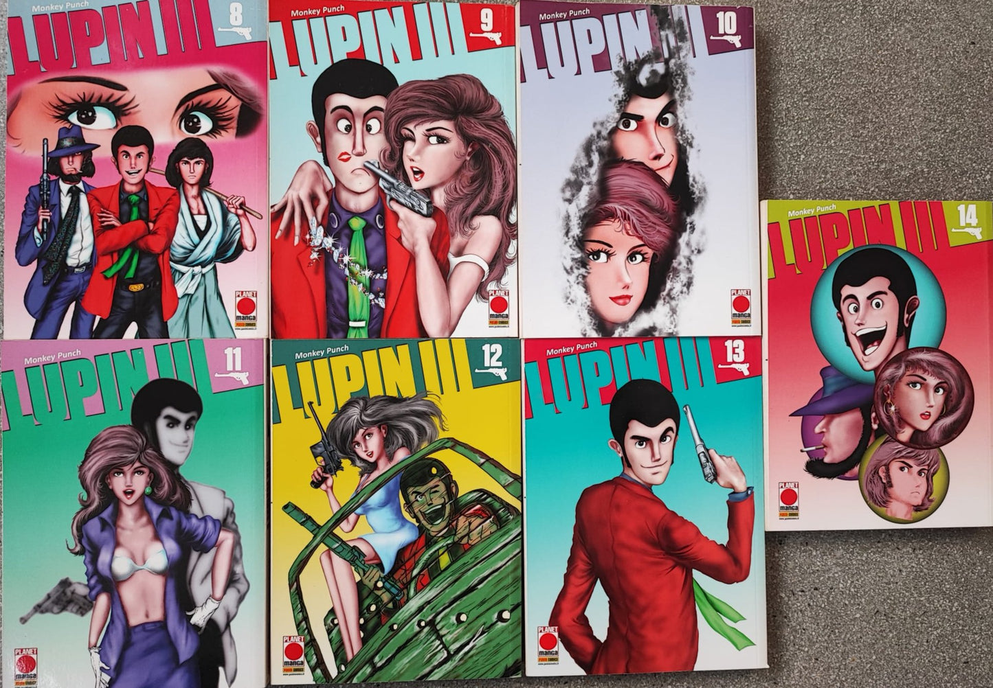 Lupin III volumi da n. 8 a n.14 - Monkey Punch