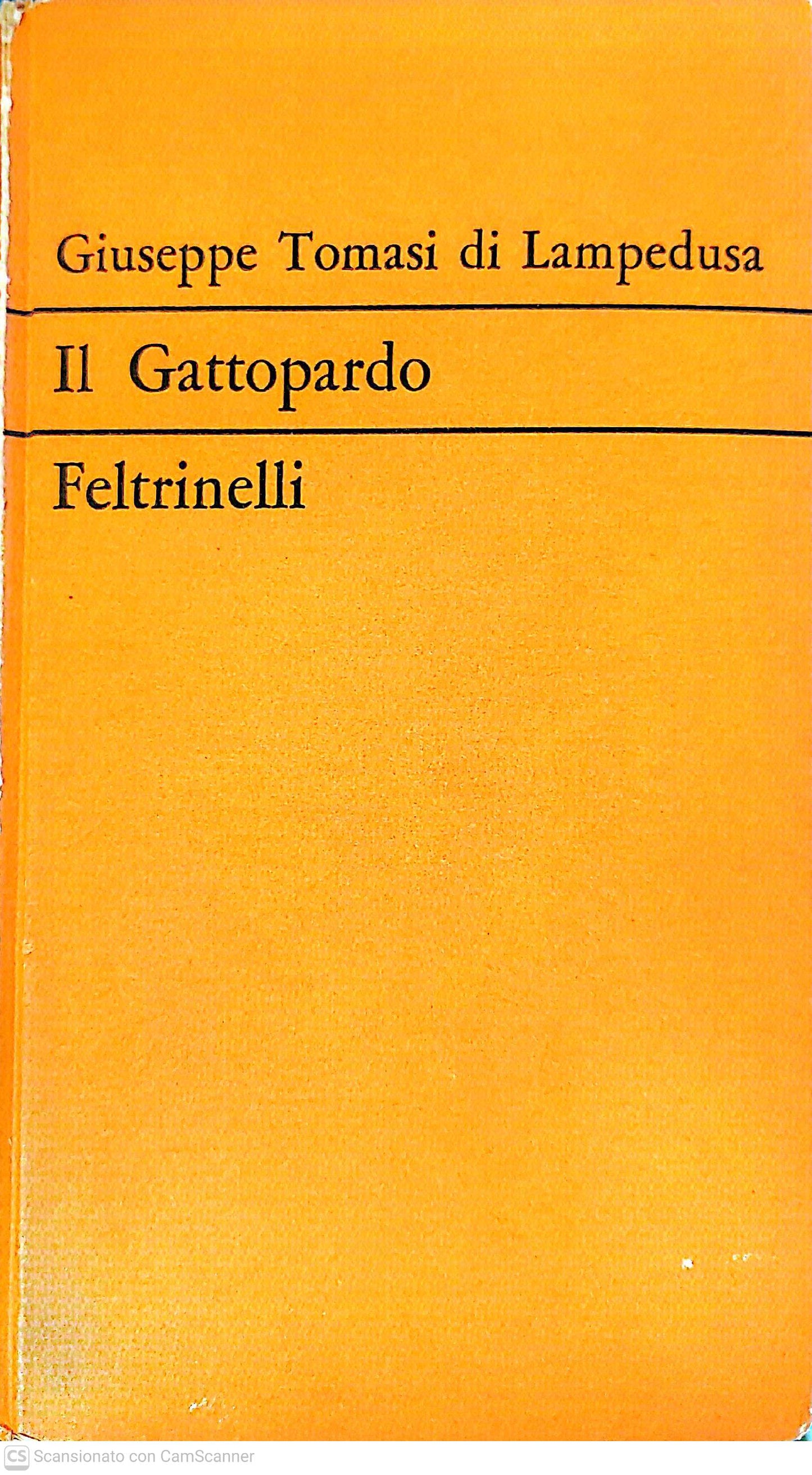 Il Gattopardo - Giuseppe Tomasi Di Lampedusa