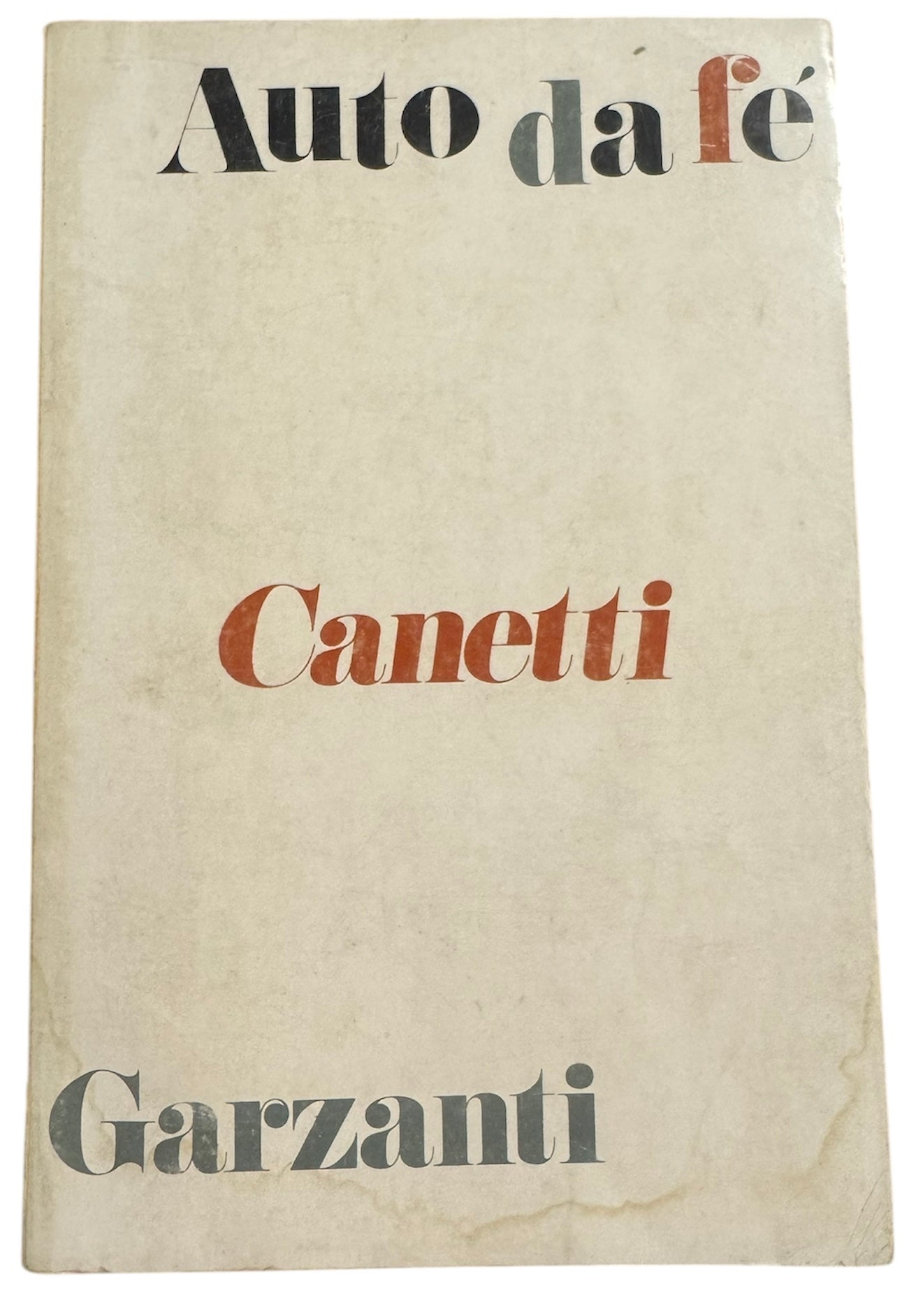 Auto da fé - Elias Canetti 1967