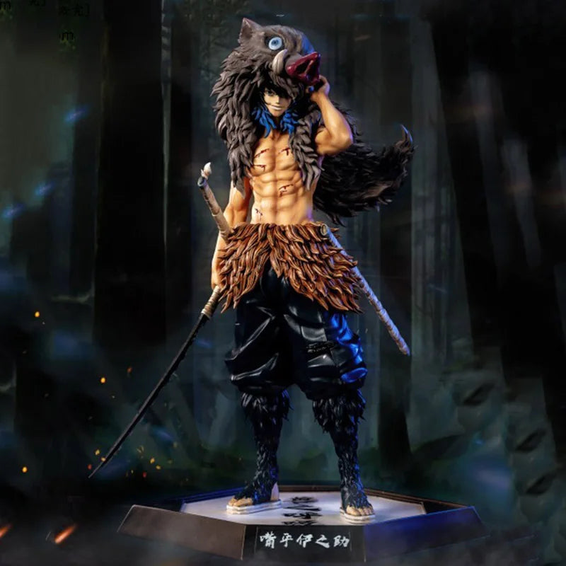 Anime Demon Slayer Kimetsu No Yaiba figura Giyuutarou Daki Kokushibo Tsugikuni Yoriichi Douma Inosuke Action Figures