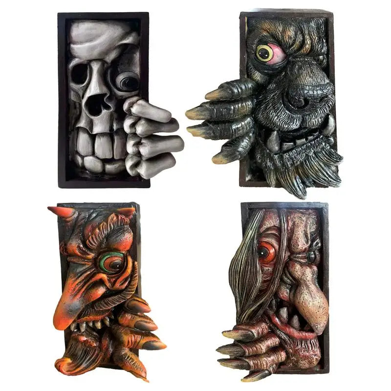 FERMALIBRI PER LIBRERIA 3D Monsterr Booknook scultura