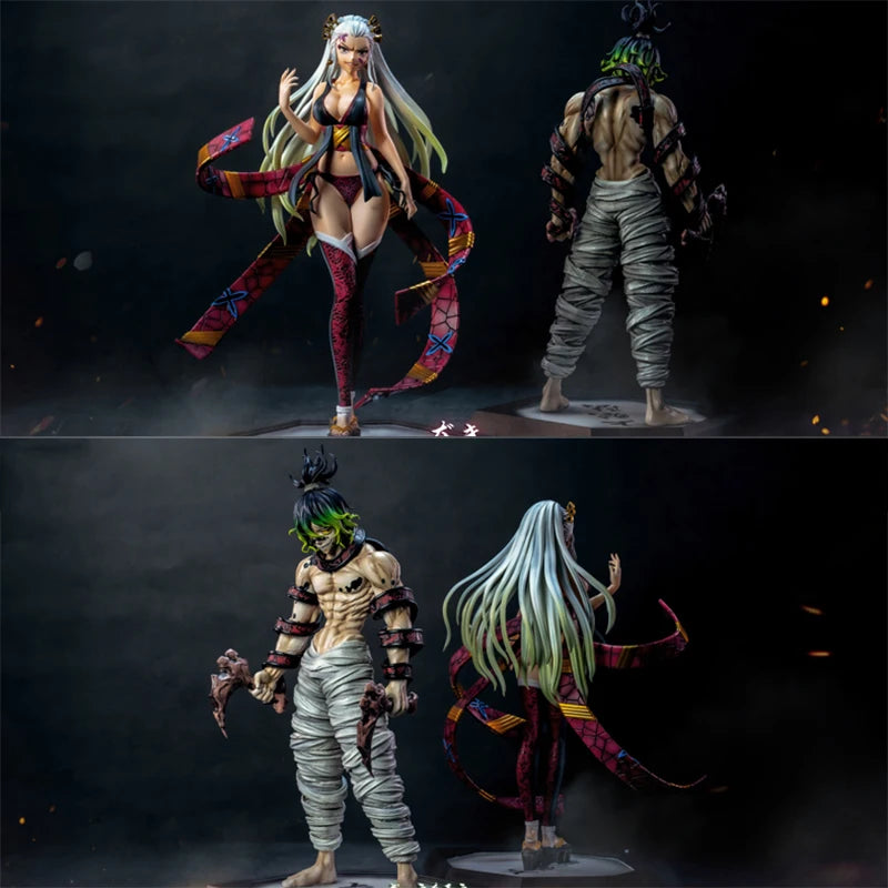 Anime Demon Slayer Kimetsu No Yaiba figura Giyuutarou Daki Kokushibo Tsugikuni Yoriichi Douma Inosuke Action Figures