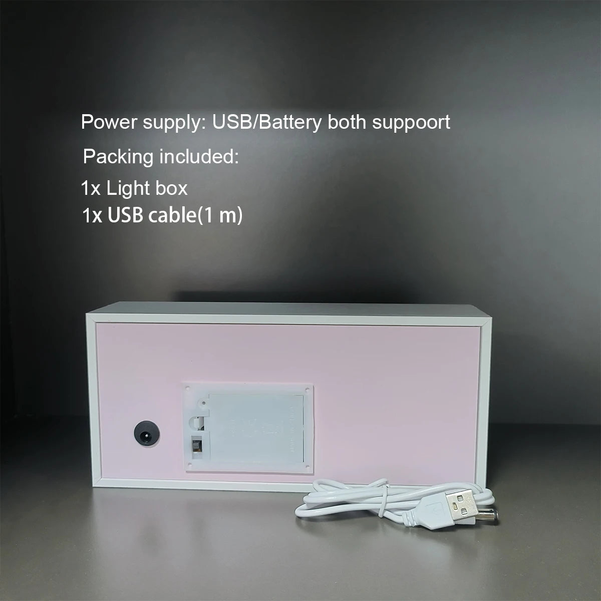 Lampade Light Anime Light Box 3D usb/batterie da tavolo con telecomando