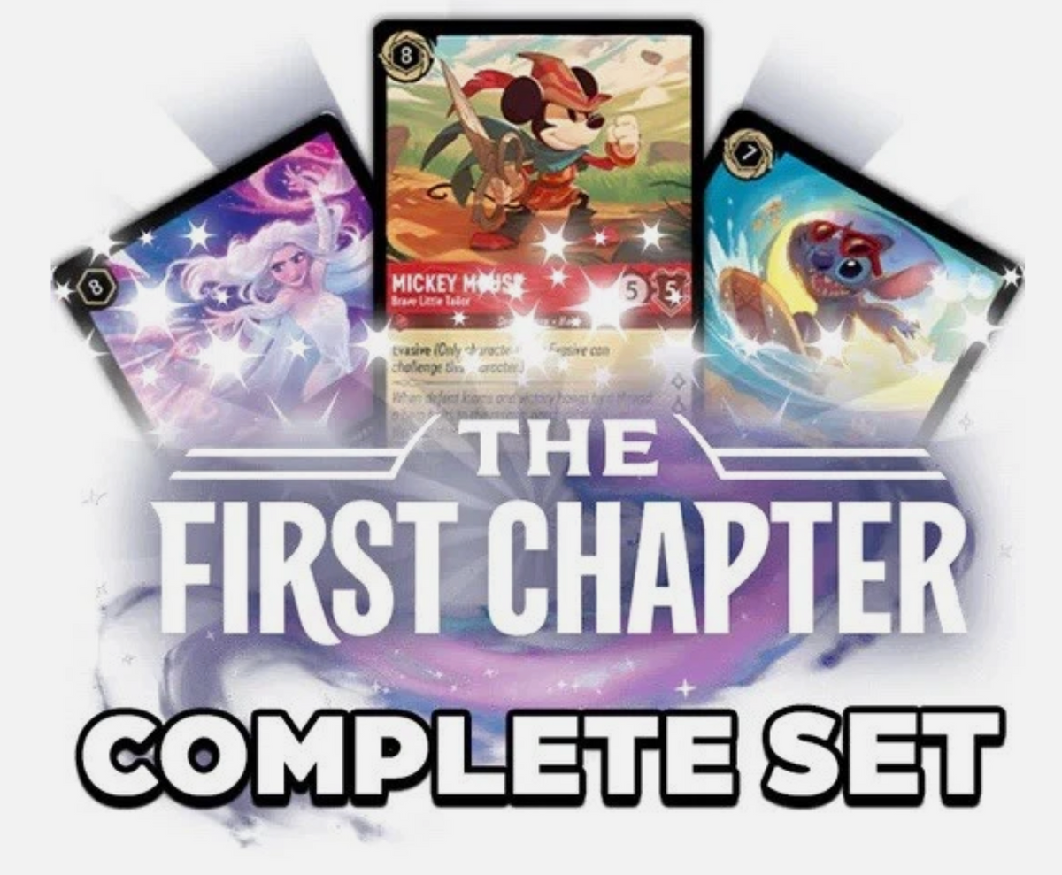 Collezione completa: LORCANA prima espansione THE FIRST CHAPTER 204 carte