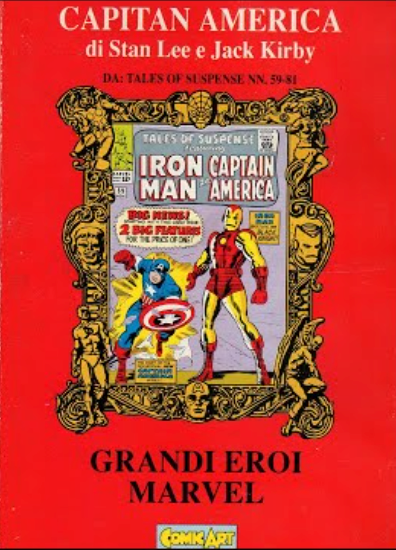 CAPITAN AMERICA di Stan Lee e Jack Kirby - tales of suspense nn. 59-81 - Grandi eroi Marvel