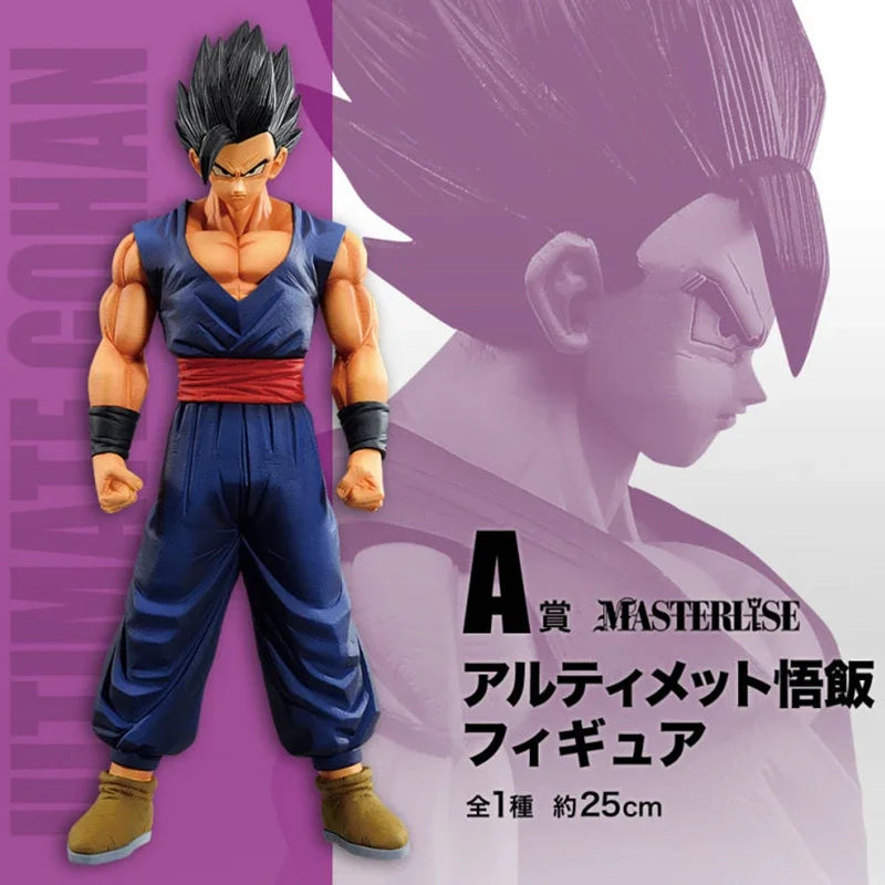 Original BANDAI Dragon Ball Super Hero Masterlise Figure: Gohan, Piccolo, Goku, Vegeta, Pan, Gamma 1 & 2 - Limited Edition Anime Action