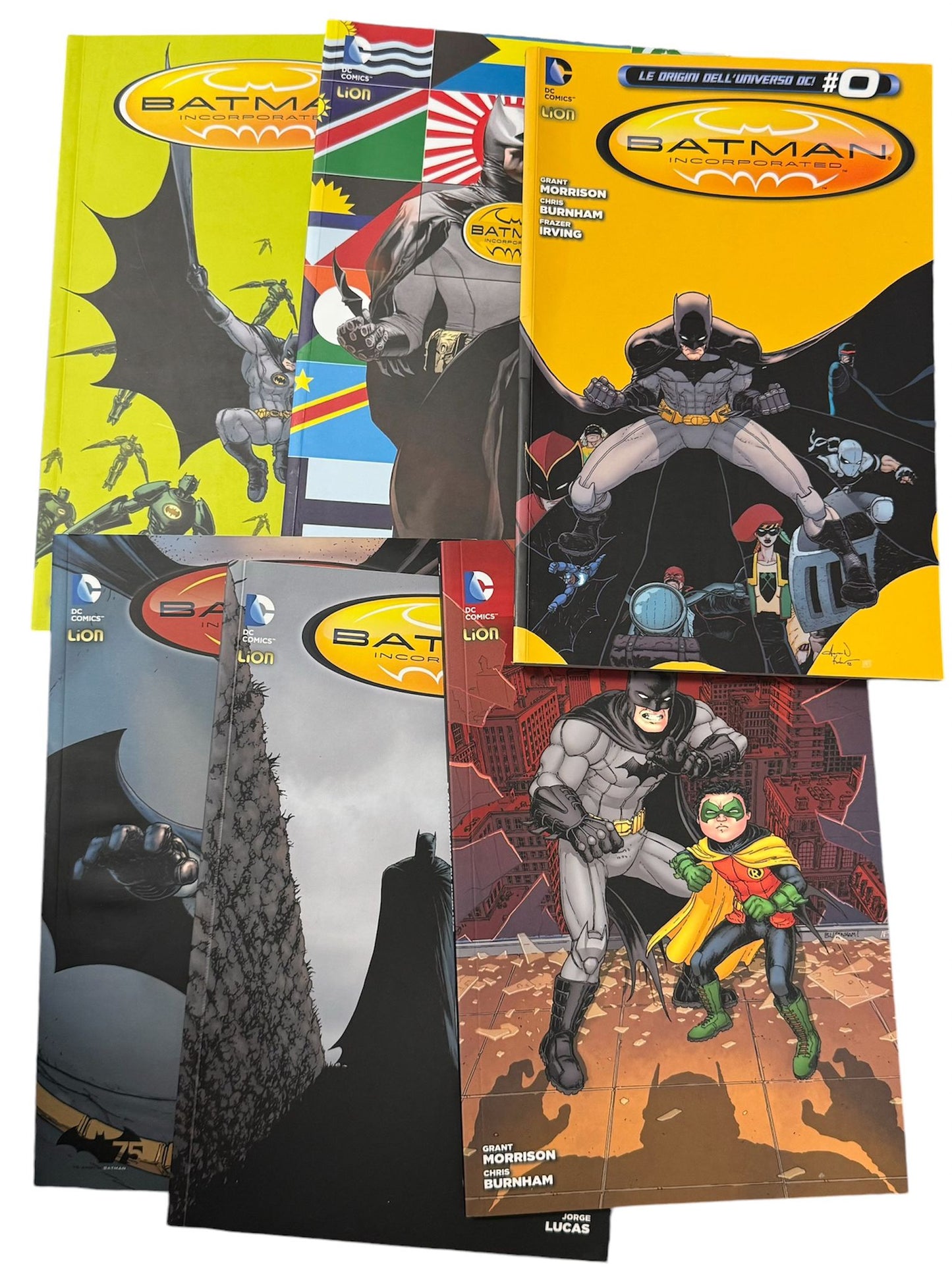 SERIE COMPLETA Fumetto: BATMAN Incorporated - 6 volumi