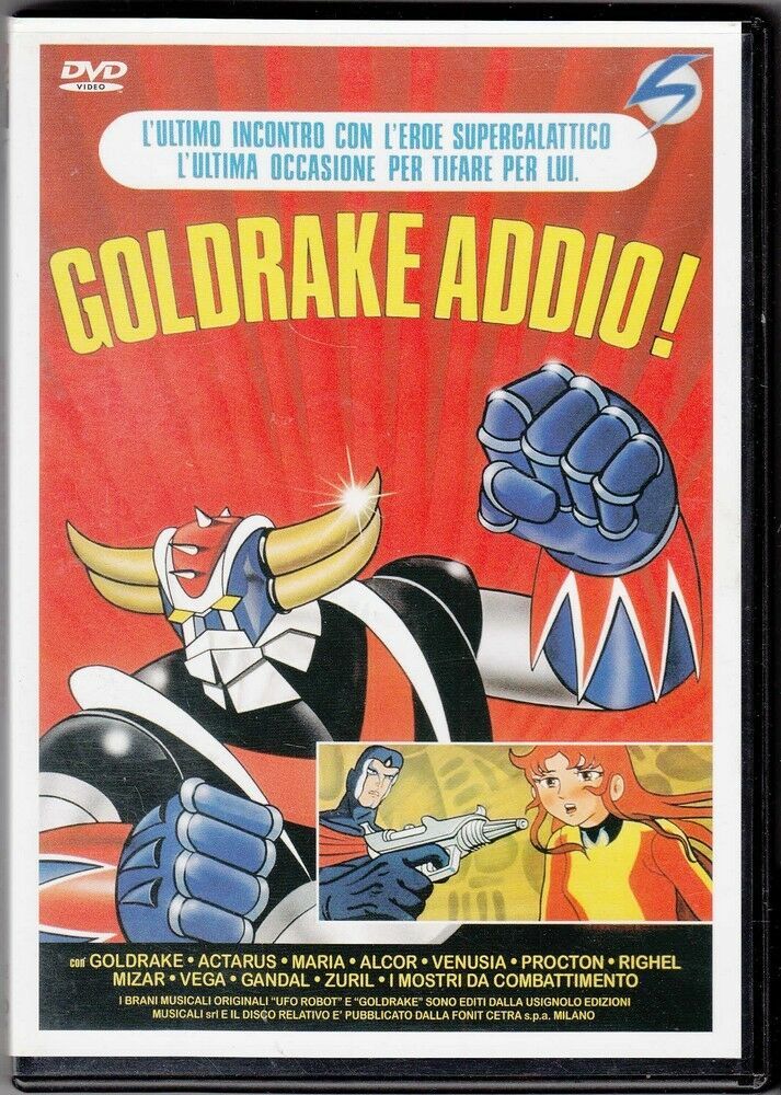 Dvd Goldrake addio!