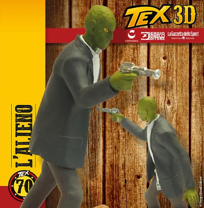 Statuine Tex Willer 3D resina Bonelli - tutti i personaggi della saga di Tex