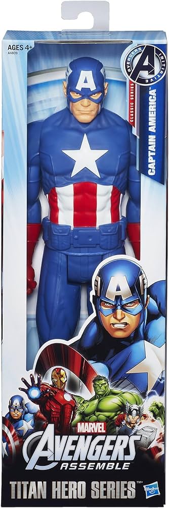 Action Figure Marvel Avengers Assemble Captain America Titan Hero Series