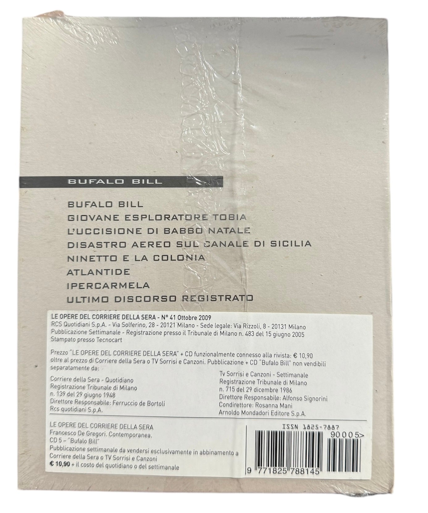 Cd Francesco De Gregori - Bufalo Bill - La Libroteca