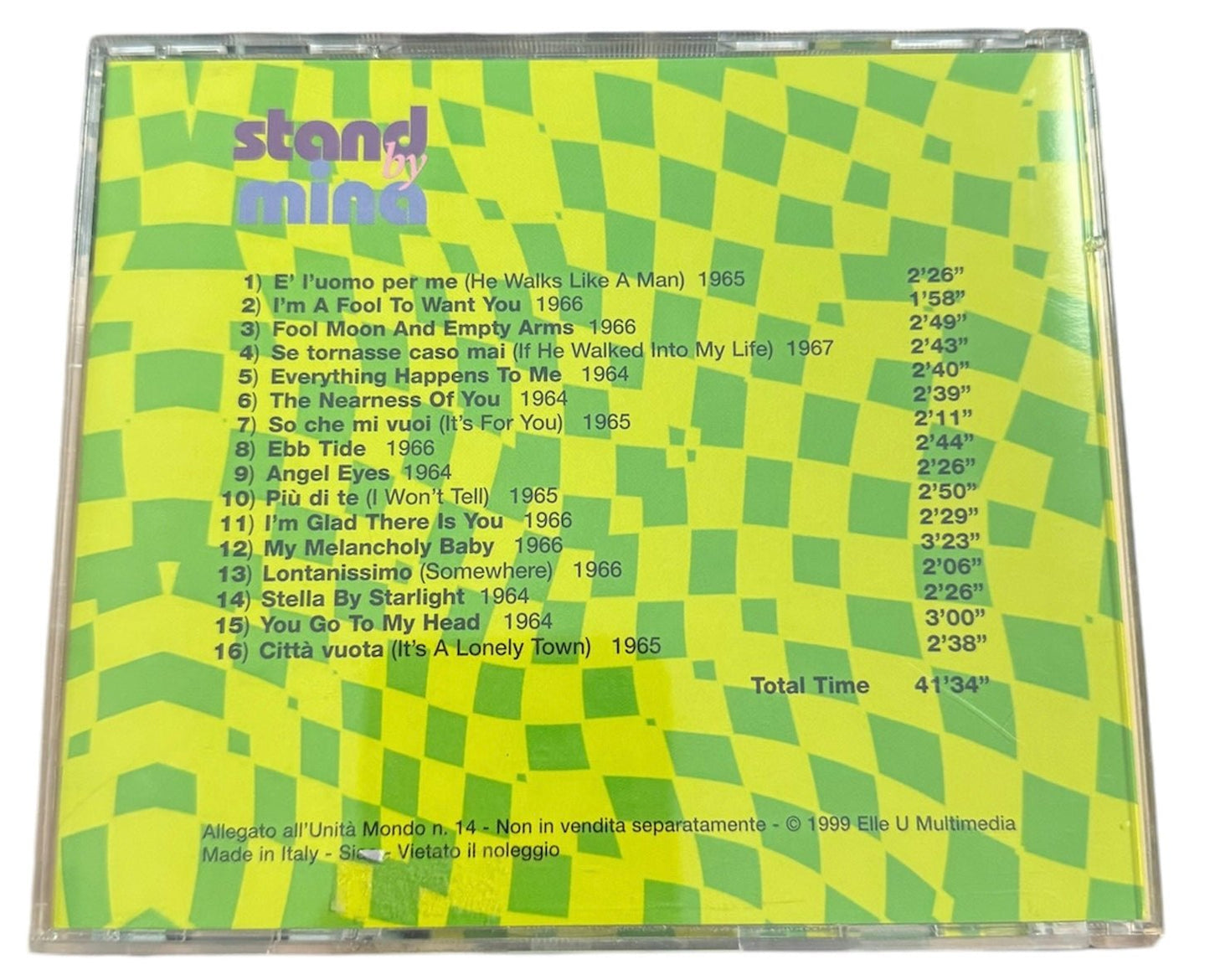 Cd Mina - Studio Mina nr 1 Stand by Mina - La Libroteca