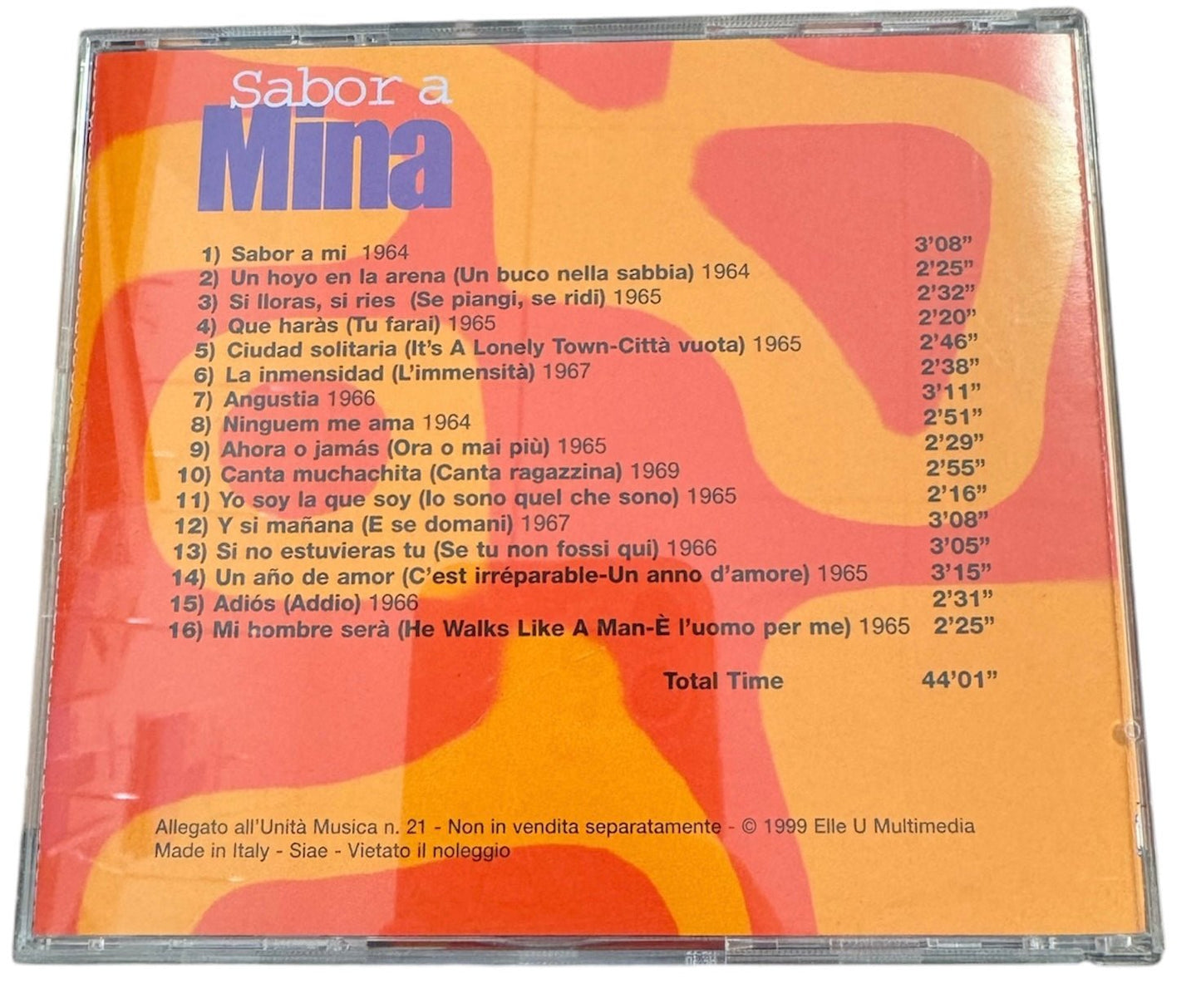 Cd Mina - Studio Mina nr 4 Sabor a Mina - La Libroteca