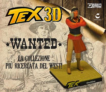 Statuine Tex Willer 3D resina Bonelli - tutti i personaggi della saga di Tex