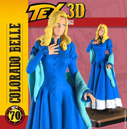 Statuine Tex Willer 3D resina Bonelli - tutti i personaggi della saga di Tex