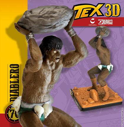 Statuine Tex Willer 3D resina Bonelli - tutti i personaggi della saga di Tex