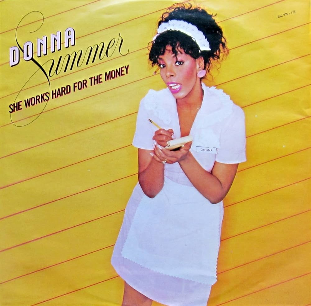 Disco vinile 45 giri: DONNA SUMMER She works hard for the money