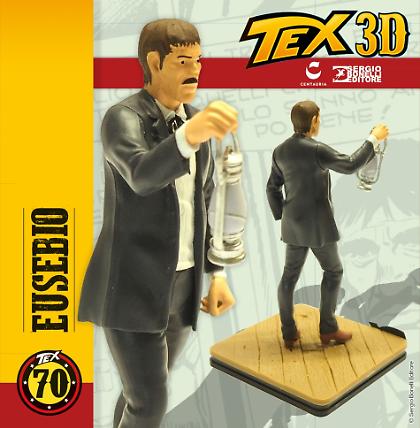 Statuine Tex Willer 3D resina Bonelli - tutti i personaggi della saga di Tex