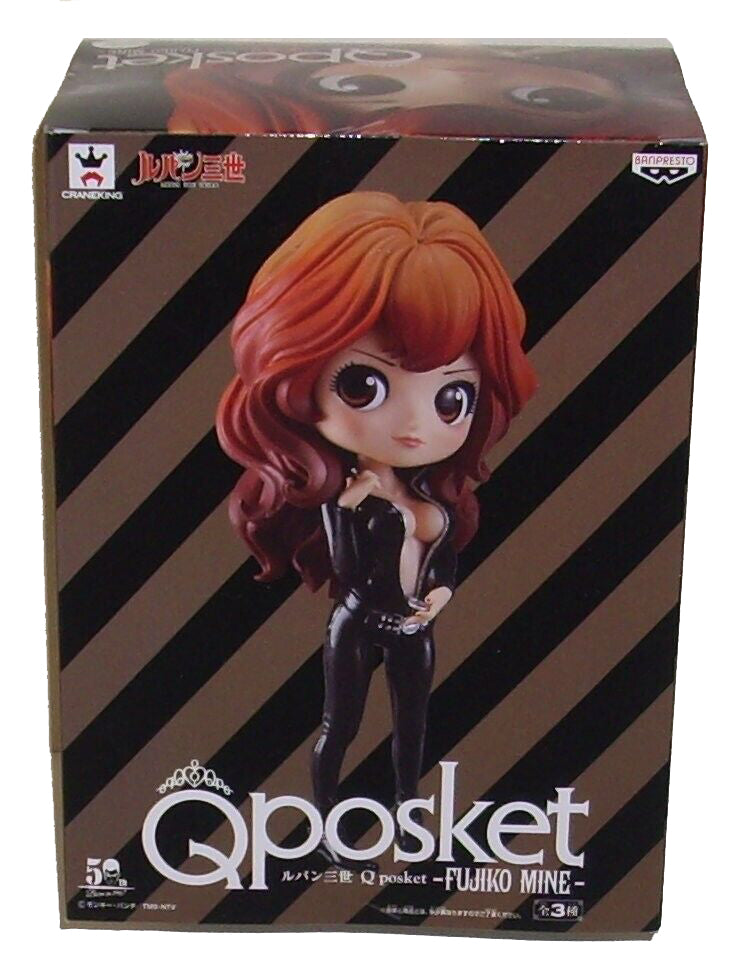 Figure Q POSKET FUJIKO Mine QPOSKET Lupin Terzo 3D III BANPRESTO originale