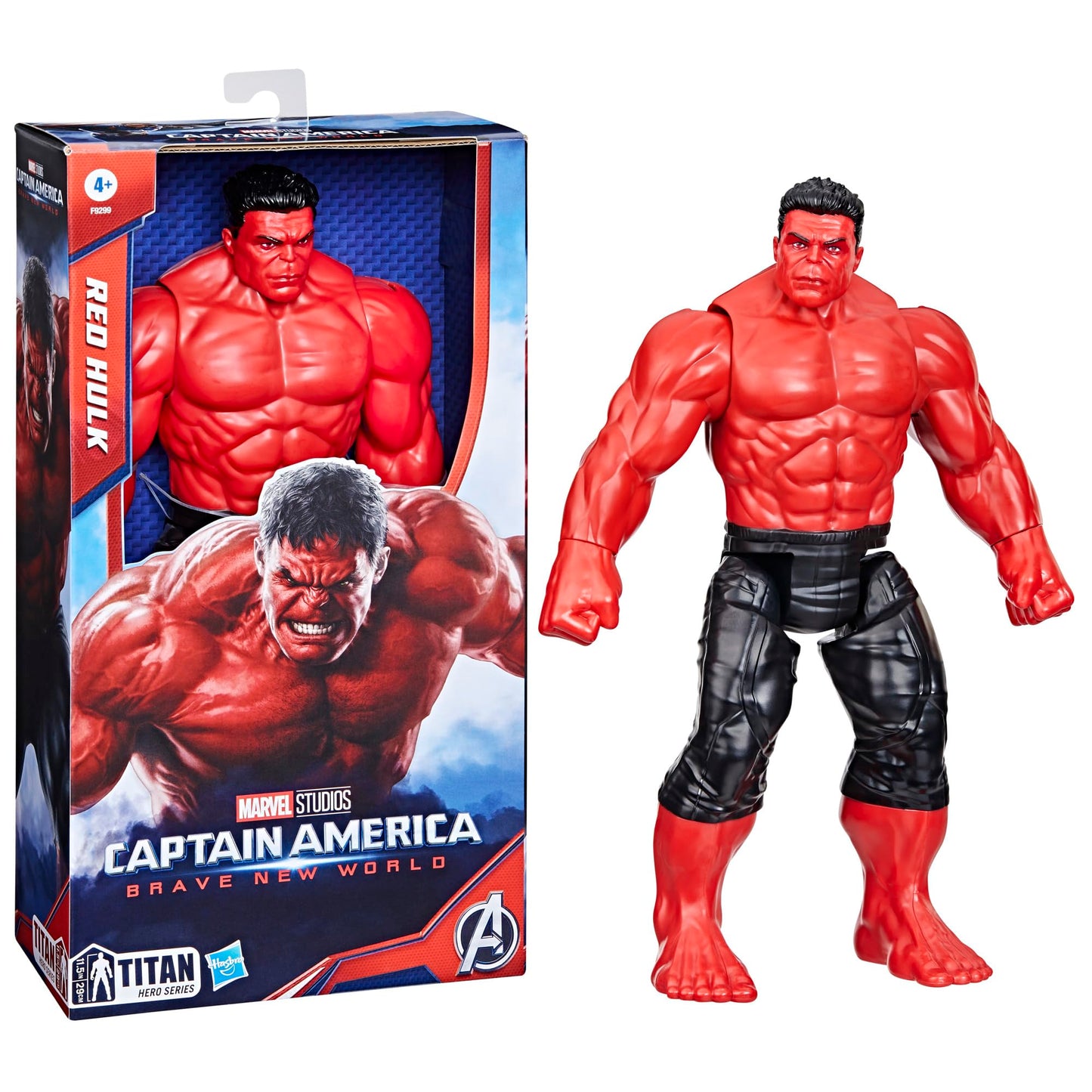 Action Figure Marvel Captain America Brave New World Hulk Titan Hero Series