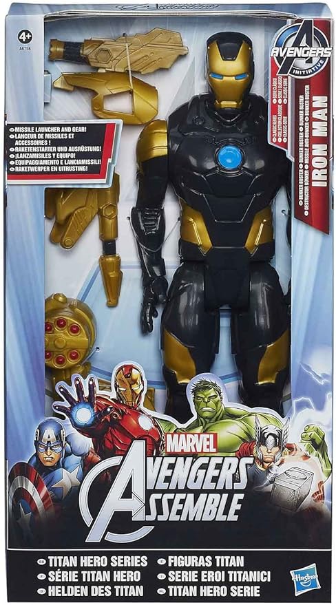 Action Figure Marvel Avengers Assemble Iron Man Titan Hero Series