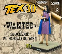 Statuine Tex Willer 3D resina Bonelli - tutti i personaggi della saga di Tex