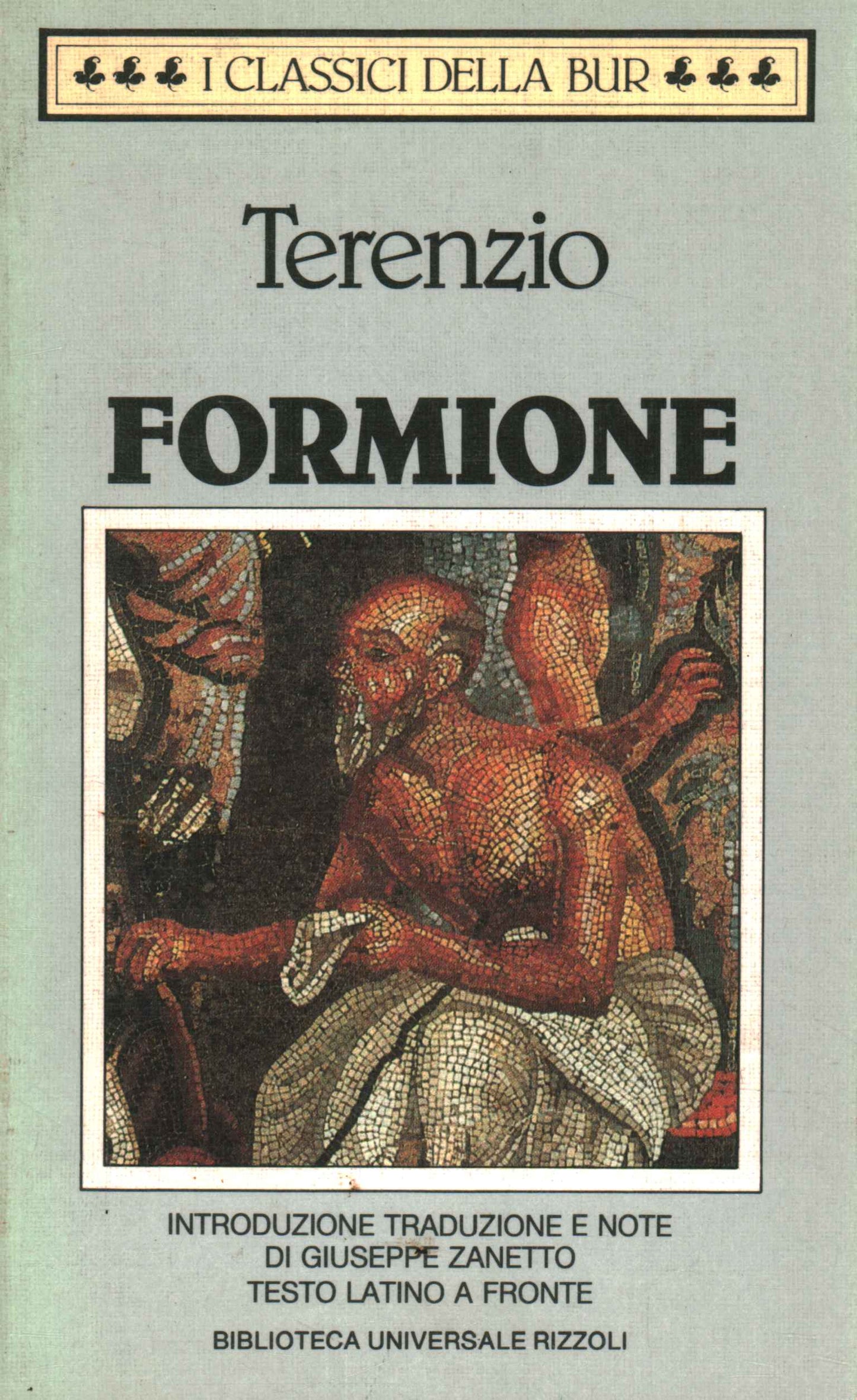 Formione testo latino a fronte - Terenzio