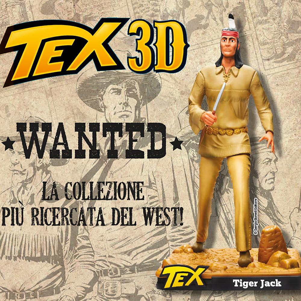 Statuine Tex Willer 3D resina Bonelli - tutti i personaggi della saga di Tex
