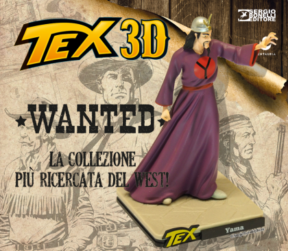 Statuine Tex Willer 3D resina Bonelli - tutti i personaggi della saga di Tex