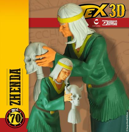 Statuine Tex Willer 3D resina Bonelli - tutti i personaggi della saga di Tex