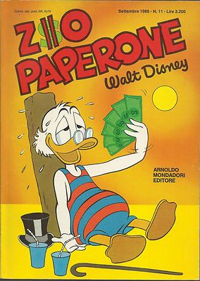 Zio Paperone volumi anni '80 dal numero 1 al numero 11