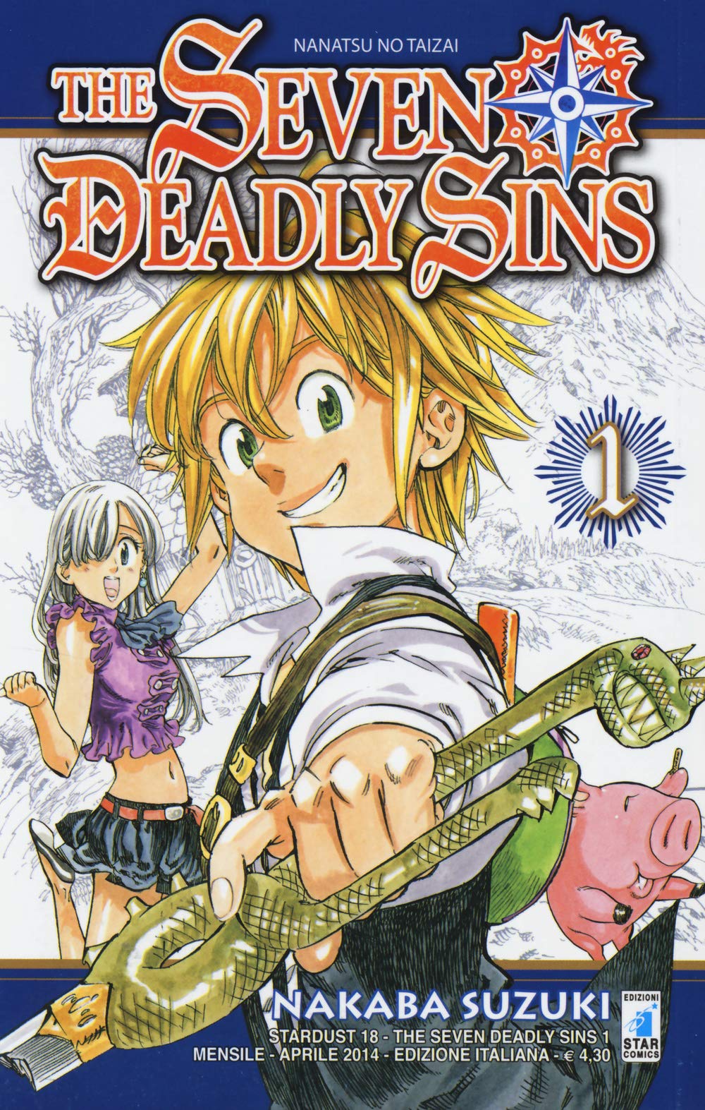 Collezione Manga:  THE SEVEN DEADLY SINS vol. 1 e 2 - Nakaba Suzuki