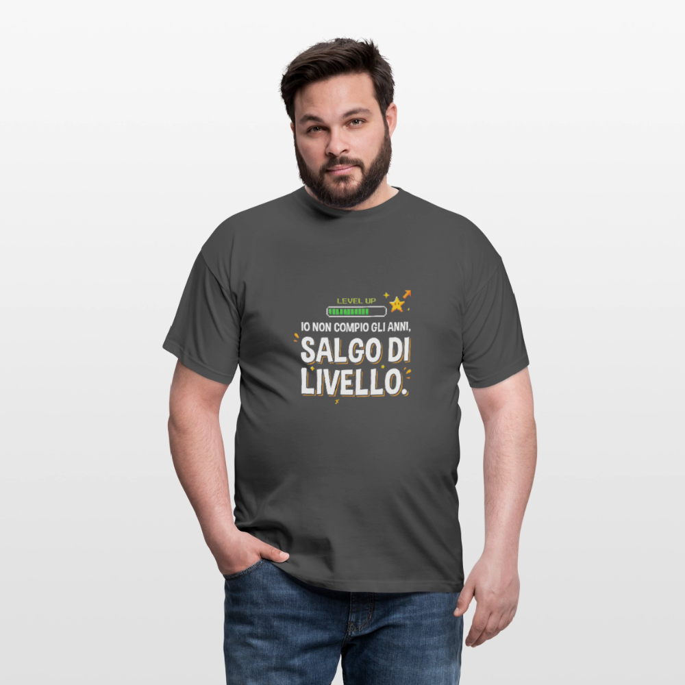NON COMPIO GLI ANNI SALGO DI LIVELLO - charcoal grey