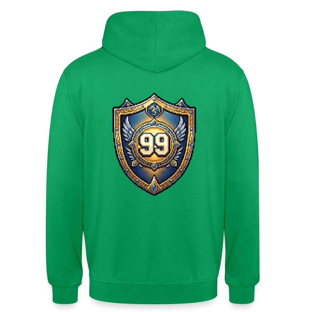 IO NON COMPIO GLI ANNI SALGO DI LIVELLO - FELPA UNISEX - kelly green