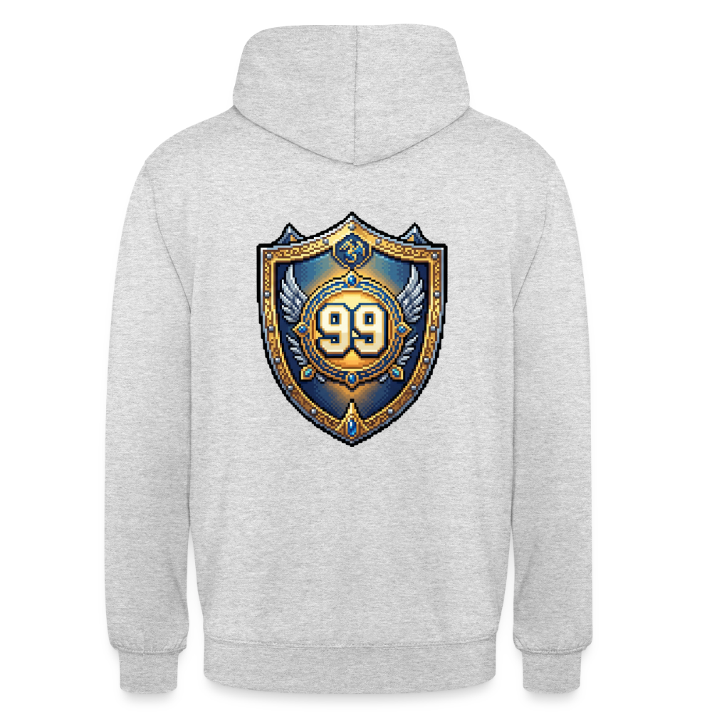 IO NON COMPIO GLI ANNI SALGO DI LIVELLO - FELPA UNISEX - light heather grey