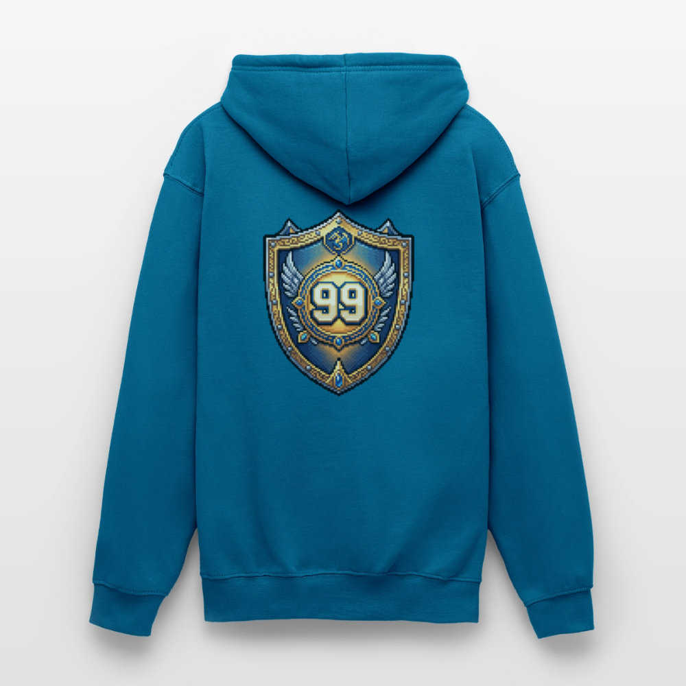 IO NON COMPIO GLI ANNI SALGO DI LIVELLO - FELPA UNISEX - deep sea blue 
