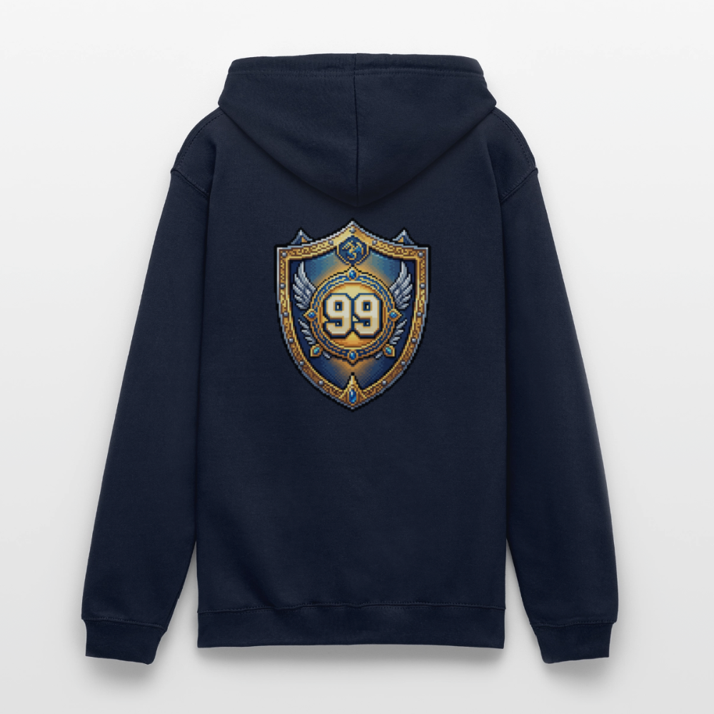 IO NON COMPIO GLI ANNI SALGO DI LIVELLO - FELPA UNISEX - navy