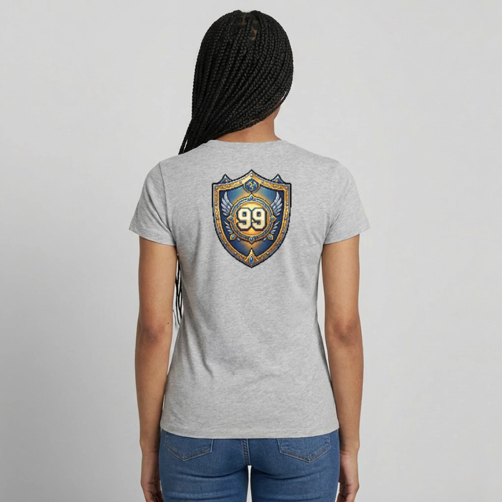IO NON COMPIO GLI ANNI SALGO DI LIVELLO - DONNA - heather grey
