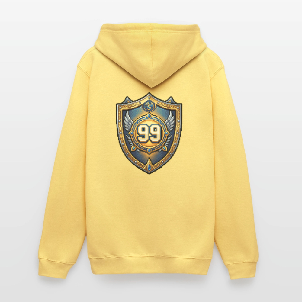 IO NON COMPIO GLI ANNI SALGO DI LIVELLO - FELPA UNISEX - lemon yellow