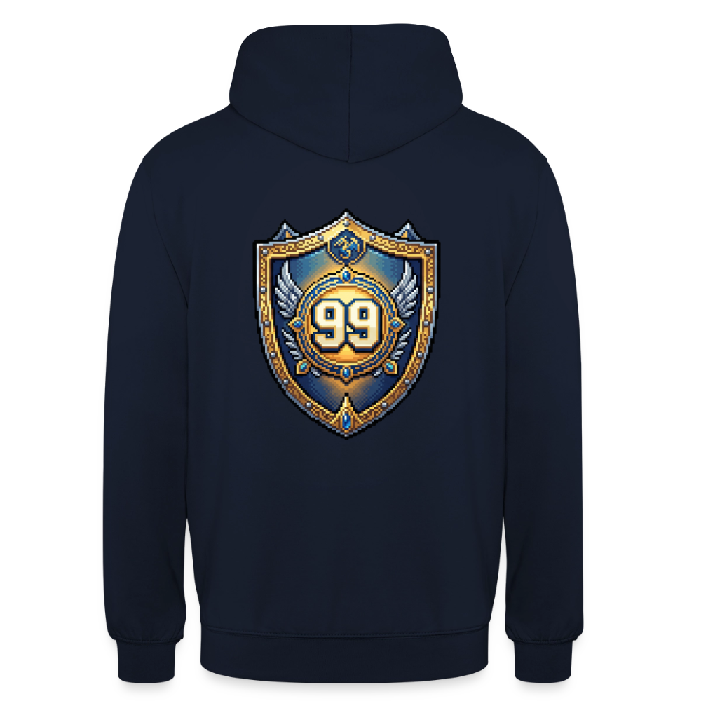 IO NON COMPIO GLI ANNI SALGO DI LIVELLO - FELPA UNISEX - navy