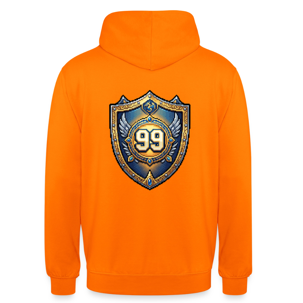 IO NON COMPIO GLI ANNI SALGO DI LIVELLO - FELPA UNISEX - orange