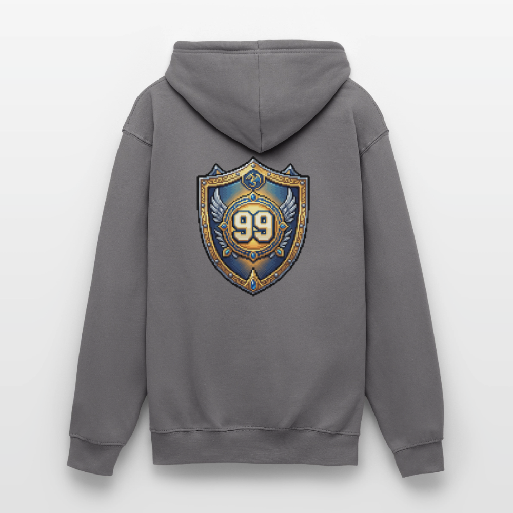 IO NON COMPIO GLI ANNI SALGO DI LIVELLO - FELPA UNISEX - elephant grey