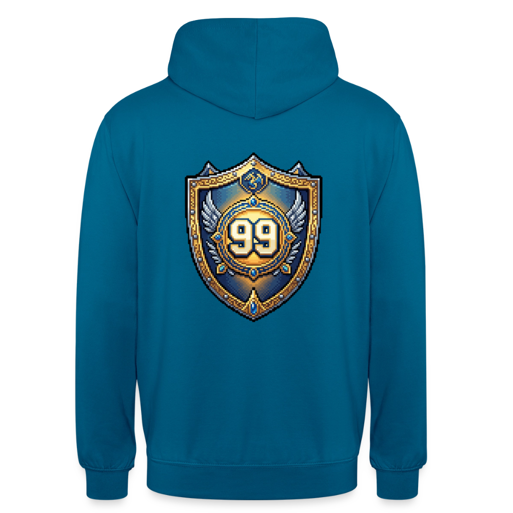 IO NON COMPIO GLI ANNI SALGO DI LIVELLO - FELPA UNISEX - deep sea blue 