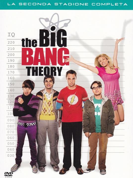 Cofanetto dvd THE BIG BANG THEORY stagione 1 2 3 4 5 6