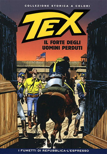 TEX REPUBBLICA collezione storica a colori da nr 240 a 256