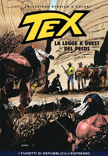 TEX REPUBBLICA collezione storica a colori da nr 240 a 256